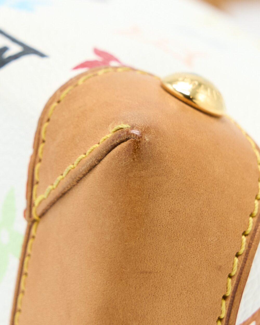 AAA Replica Louis Vuitton LV VINTAGE ELIZA SHOULDER BAG WHITE/MULTICOLOUR GHW