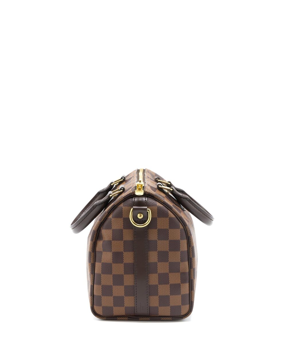 AAA Replica Louis Vuitton LV SPEEDY BANDOULIERE 25 DAMIER EBENE CANVAS GHW