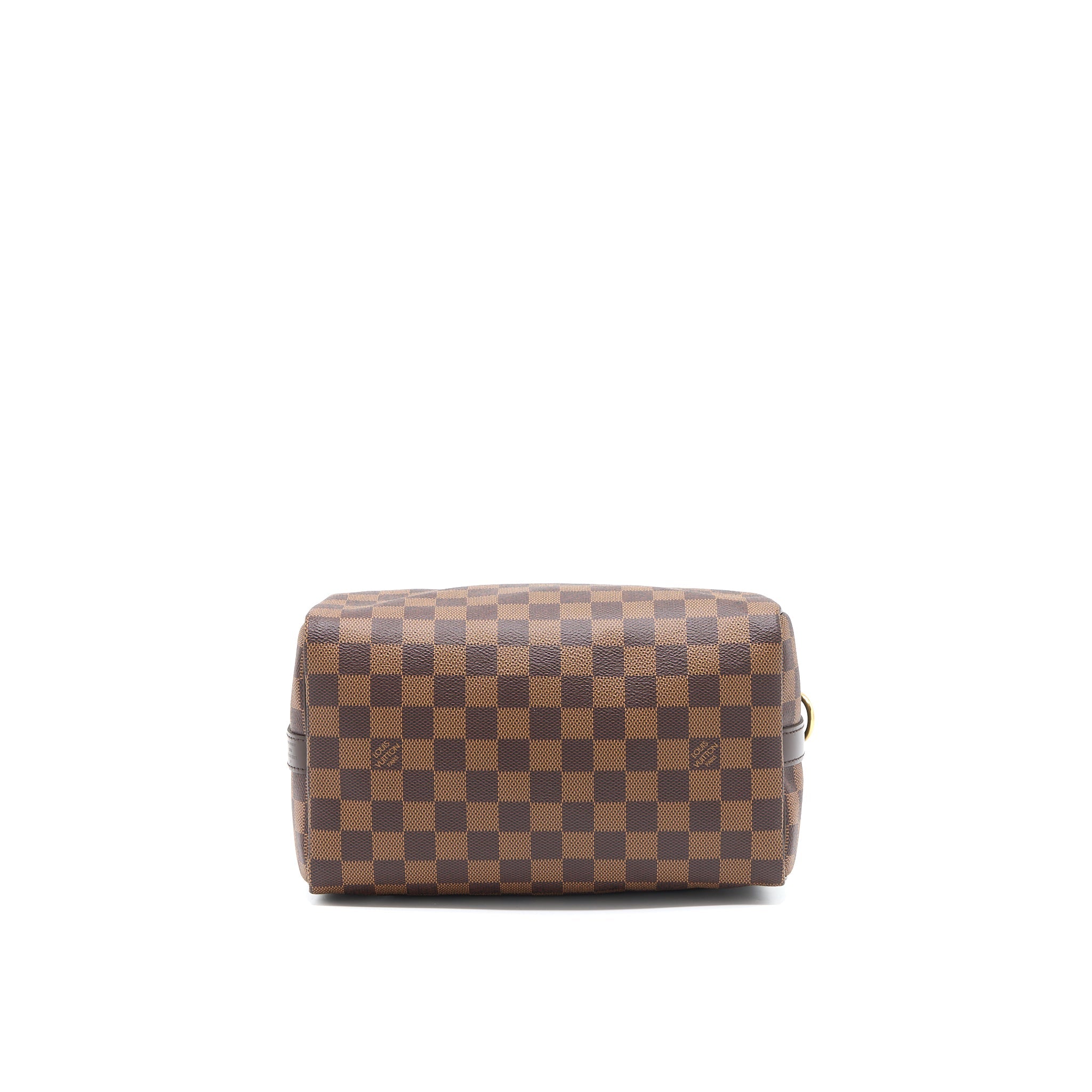 AAA Replica Louis Vuitton LV SPEEDY BANDOULIERE 25 DAMIER EBENE CANVAS GHW