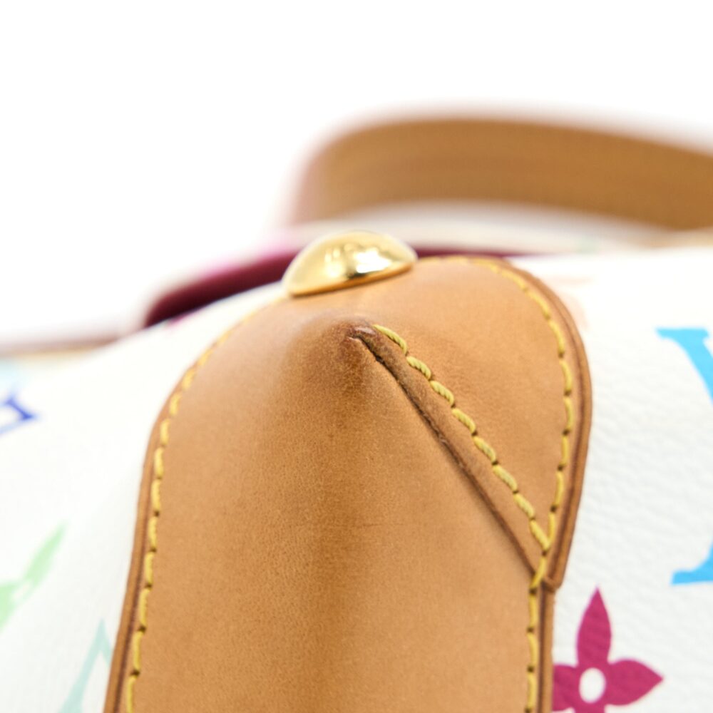 AAA Replica Louis Vuitton LV VINTAGE ELIZA SHOULDER BAG WHITE/MULTICOLOUR GHW