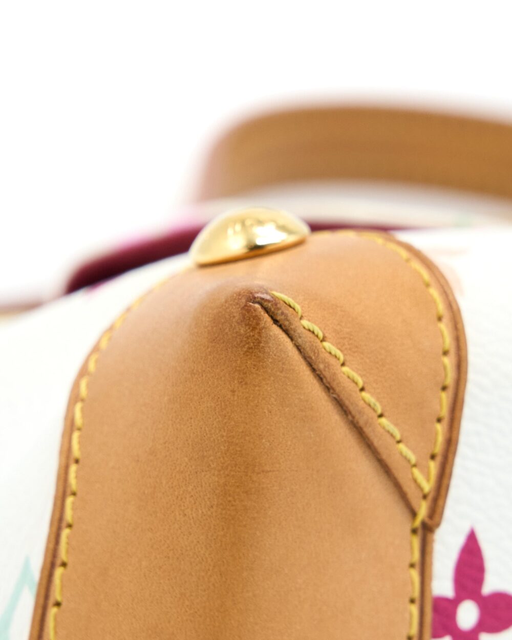 AAA Replica Louis Vuitton LV VINTAGE ELIZA SHOULDER BAG WHITE/MULTICOLOUR GHW