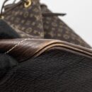 AAA Replica Louis Vuitton LV LIN NOE BAG FABRIC/LEATHER EBENE GHW