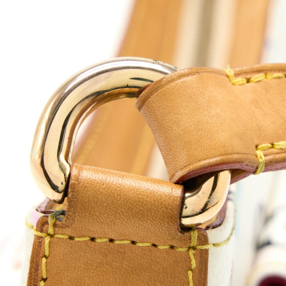 AAA Replica Louis Vuitton LV VINTAGE ELIZA SHOULDER BAG WHITE/MULTICOLOUR GHW