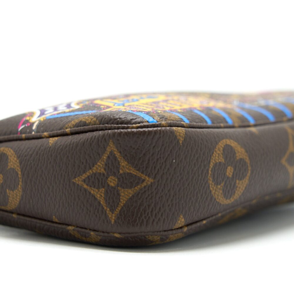 AAA Replica Louis Vuitton LV MINI POCHETTE ACCESSORIES LIMITED EDITION MONOGRAM CANVAS GHW