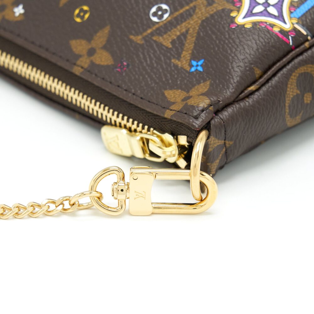 AAA Replica Louis Vuitton LV MINI POCHETTE ACCESSORIES LIMITED EDITION MONOGRAM CANVAS GHW