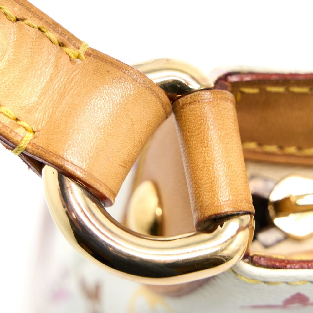 AAA Replica Louis Vuitton LV VINTAGE ELIZA SHOULDER BAG WHITE/MULTICOLOUR GHW