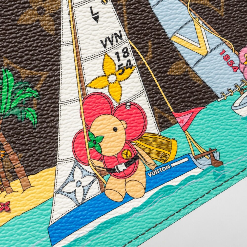 AAA Replica Louis Vuitton LV FELICIE CHRISTMAS LIMITED PRINT MONOGRAM CANVAS MULTICOLOUR GHW