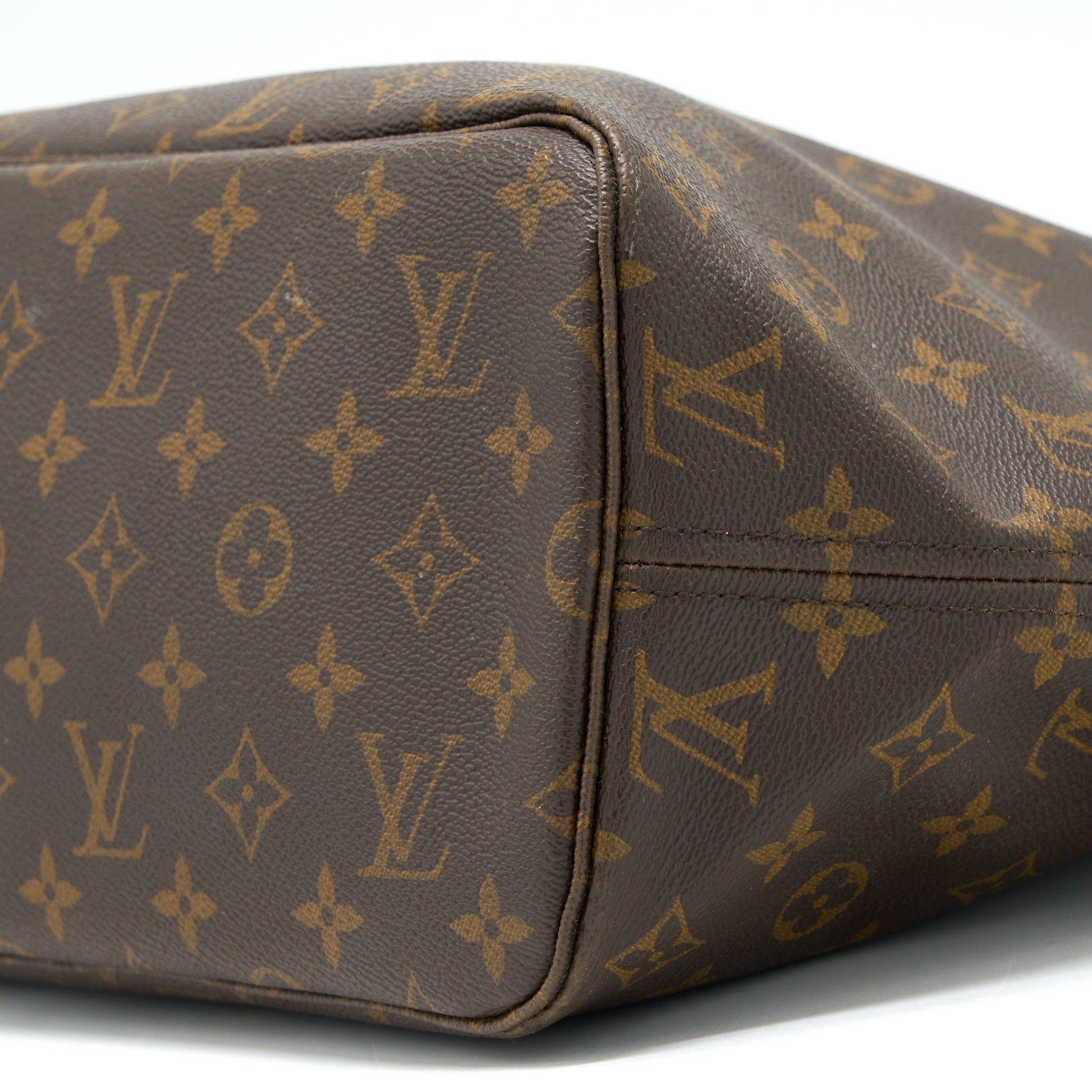 AAA Replica Louis Vuitton LV VINTAGE NEVERFULL MM MONOGRAM CANVAS GHW