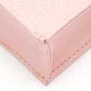 AAA Replica Louis Vuitton LV PETIT SAC PLAT EPI LIGHT PINK/BLACK SHW