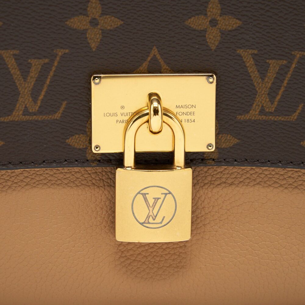AAA Replica Louis Vuitton LV MARIGNAN TOP HANDLE BAG SESAME MONOGRAM CANVAS GHW