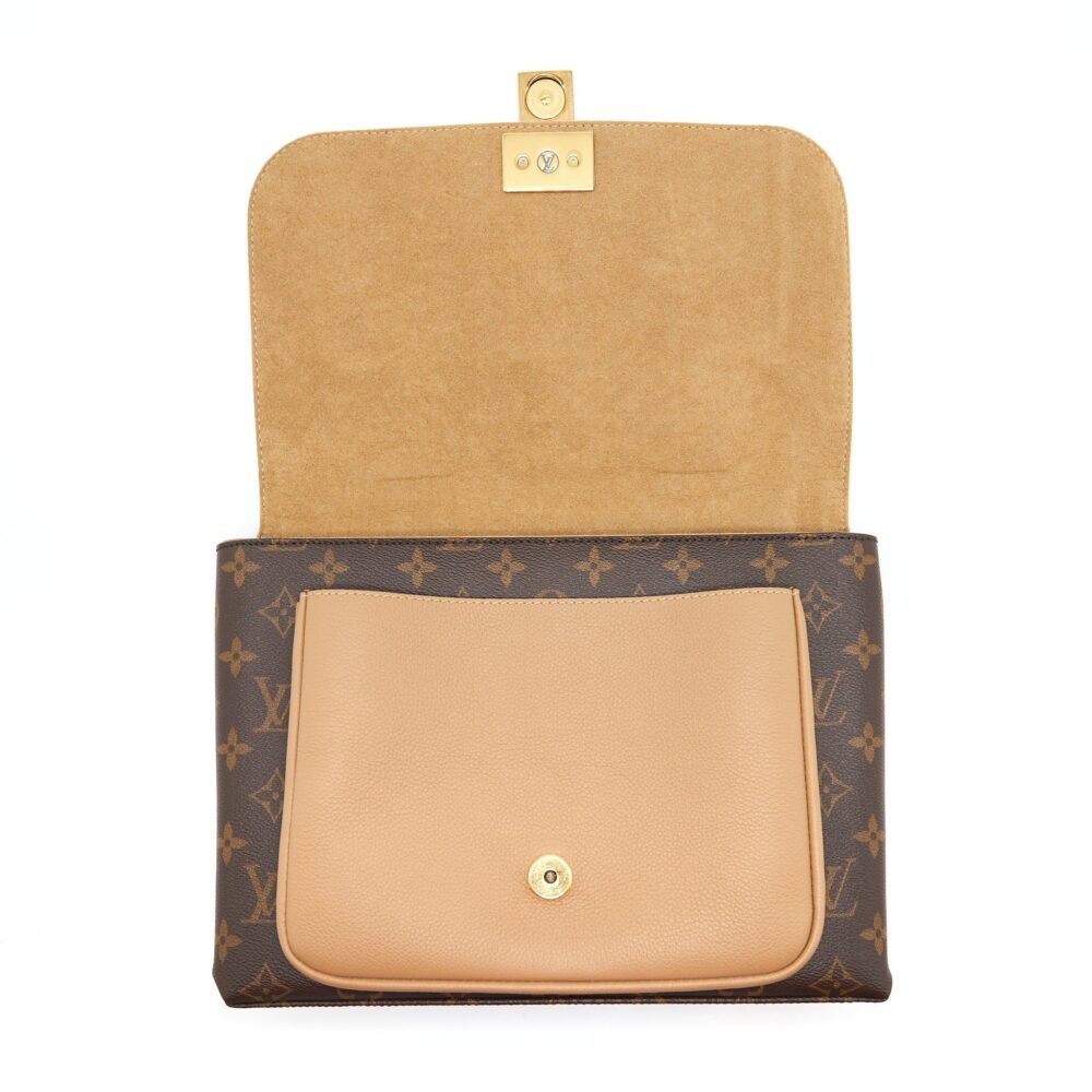 AAA Replica Louis Vuitton LV MARIGNAN TOP HANDLE BAG SESAME MONOGRAM CANVAS GHW