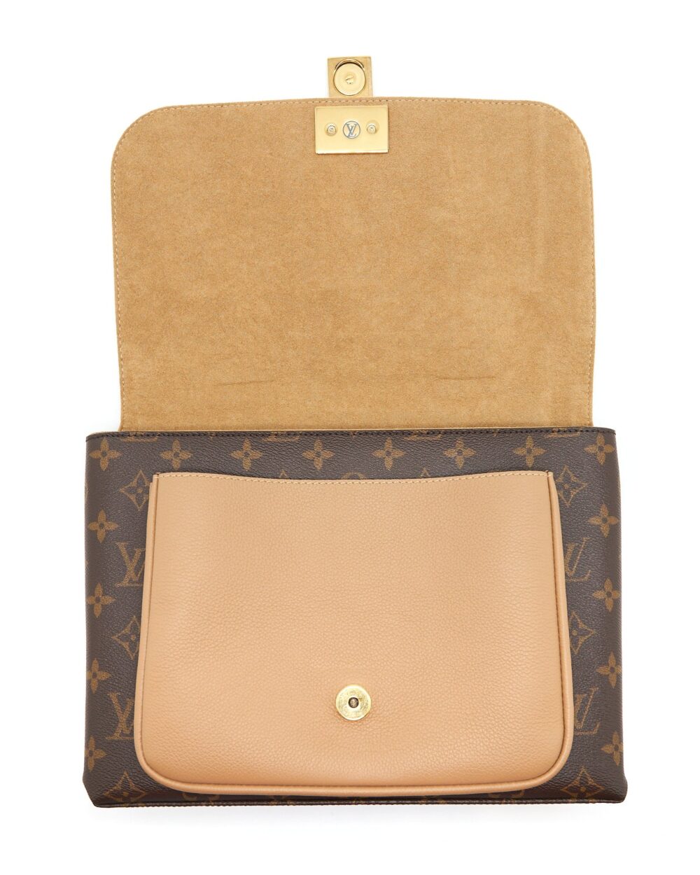 AAA Replica Louis Vuitton LV MARIGNAN TOP HANDLE BAG SESAME MONOGRAM CANVAS GHW