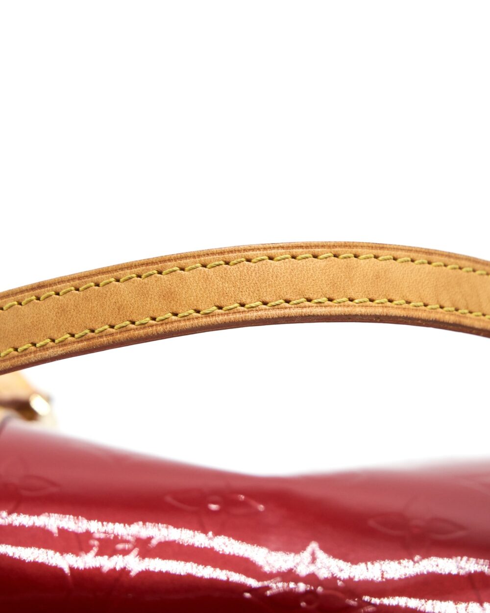 AAA Replica Louis Vuitton LV VINTAGE VERNIS PAPILLON BAG RED
