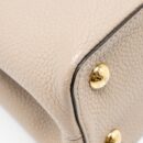 AAA Replica Louis Vuitton LV CAPUCINES MM TAURILLON LEATHER LIGHT GREY GHW