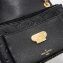 AAA Replica Louis Vuitton LV VAVIN BB MONOGRAM EMPREINTE CALFSKIN BLACK GHW