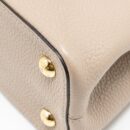AAA Replica Louis Vuitton LV CAPUCINES MM TAURILLON LEATHER LIGHT GREY GHW