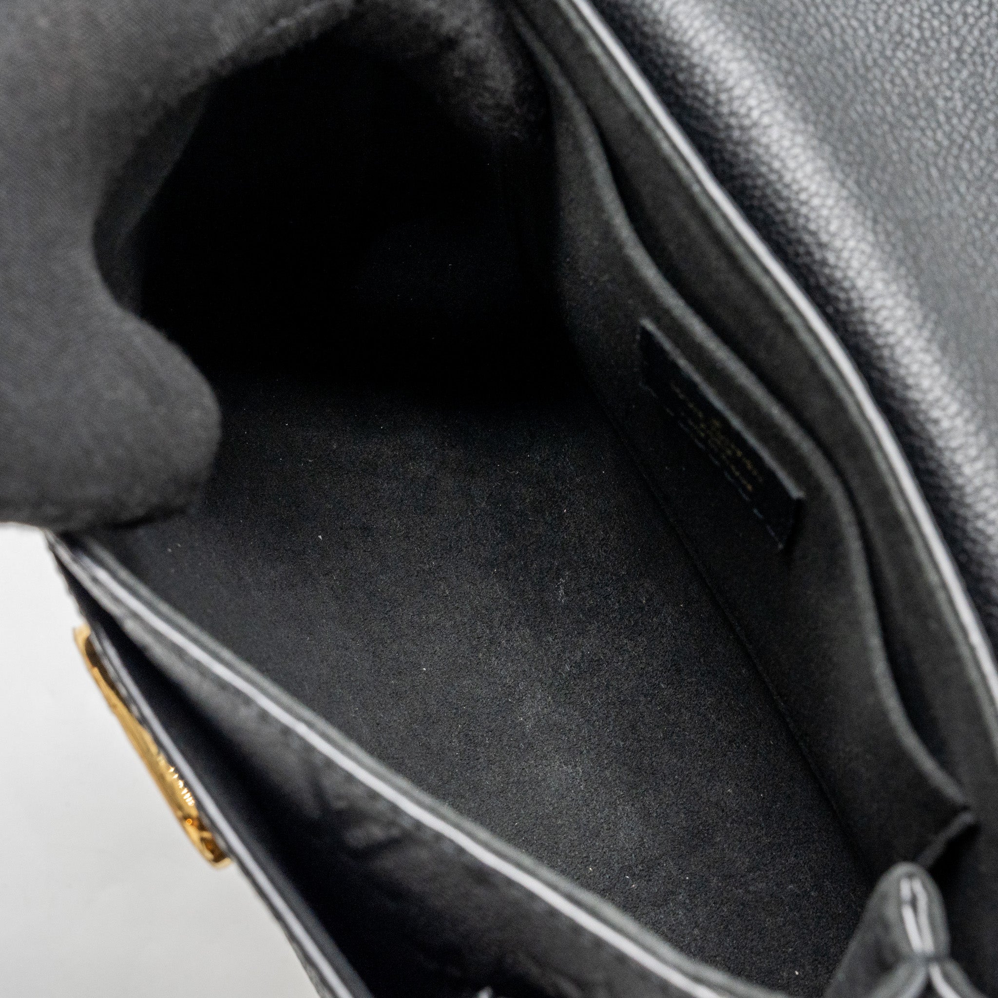 AAA Replica Louis Vuitton LV VAVIN BB MONOGRAM EMPREINTE CALFSKIN BLACK GHW