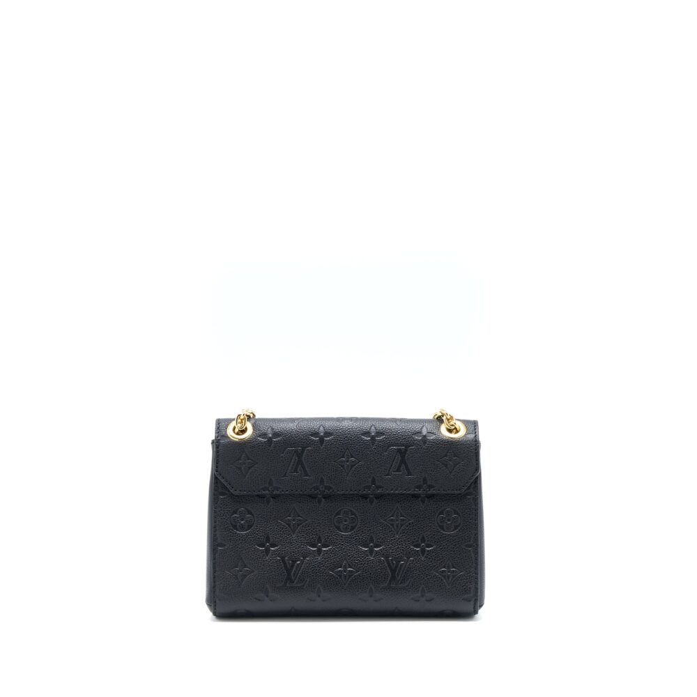 AAA Replica Louis Vuitton LV VAVIN BB MONOGRAM EMPREINTE BLACK GHW