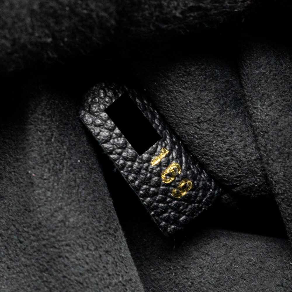 AAA Replica Louis Vuitton LV VAVIN BB MONOGRAM EMPREINTE CALFSKIN BLACK GHW