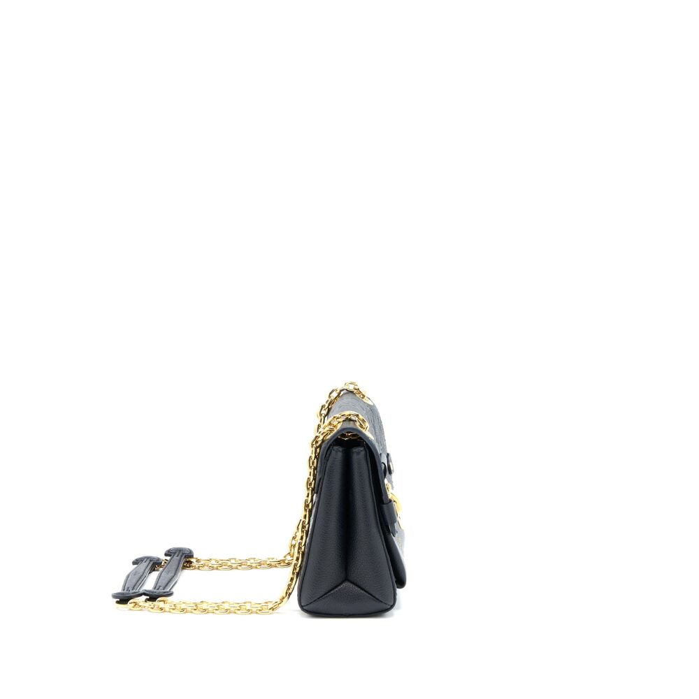 AAA Replica Louis Vuitton LV VAVIN BB MONOGRAM EMPREINTE BLACK GHW