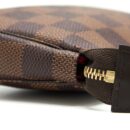 AAA Replica Louis Vuitton LV MINI POCHETTE ACCESSORIES DAMIER EBENE