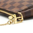 AAA Replica Louis Vuitton LV MINI POCHETTE ACCESSORIES DAMIER EBENE