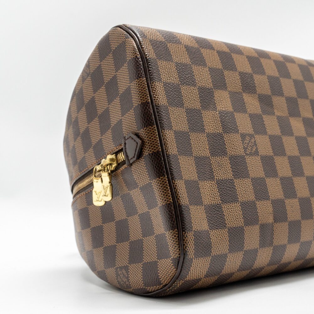 AAA Replica Louis Vuitton LV RIBERA MM TOTE DAMIER EBENE CANVAS GHW