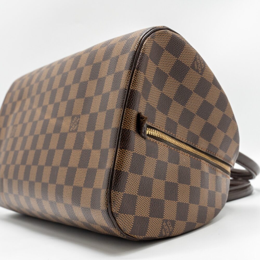 AAA Replica Louis Vuitton LV RIBERA MM TOTE DAMIER EBENE CANVAS GHW