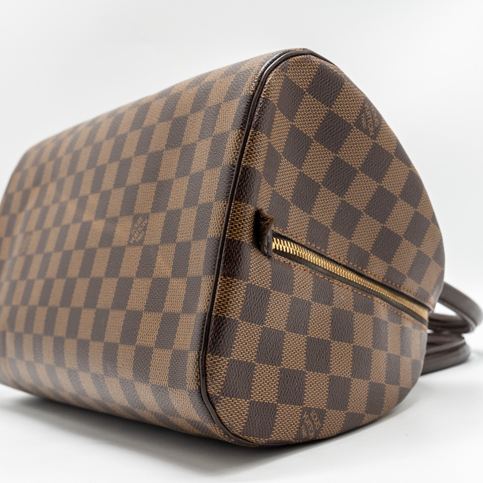 AAA Replica Louis Vuitton LV RIBERA MM TOTE DAMIER EBENE CANVAS GHW