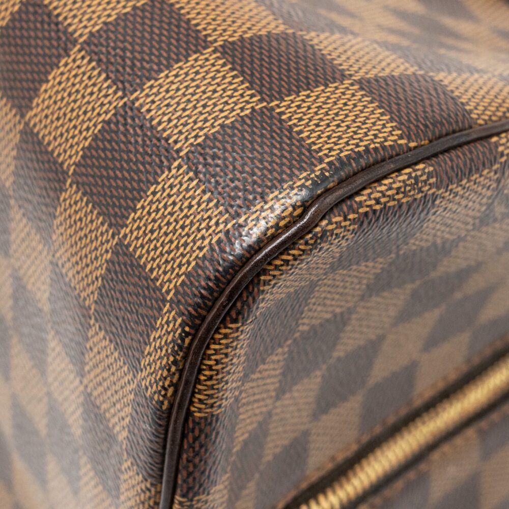 AAA Replica Louis Vuitton LV RIBERA MM TOTE DAMIER EBENE CANVAS GHW
