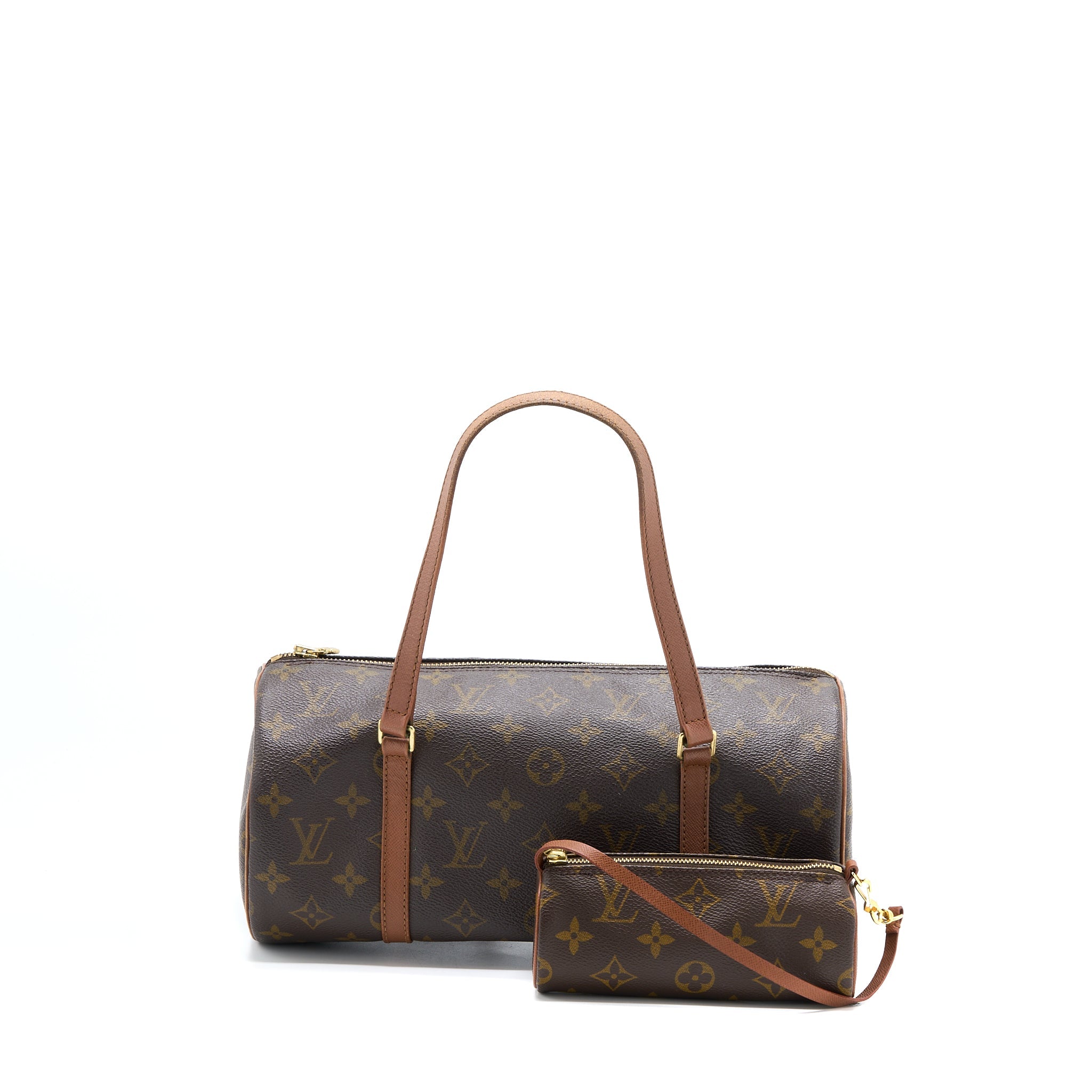 AAA Replica Louis Vuitton LV VINTAGE PAPILLON BAG MONOGRAM CANVAS GHW