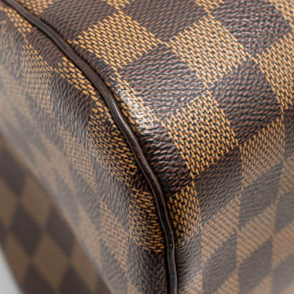 AAA Replica Louis Vuitton LV RIBERA MM TOTE DAMIER EBENE CANVAS GHW