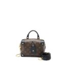 AAA Replica Louis Vuitton LV PETITE MALLE SOUPLE BAG MONOGRAM CANVAS/BLACK GHW