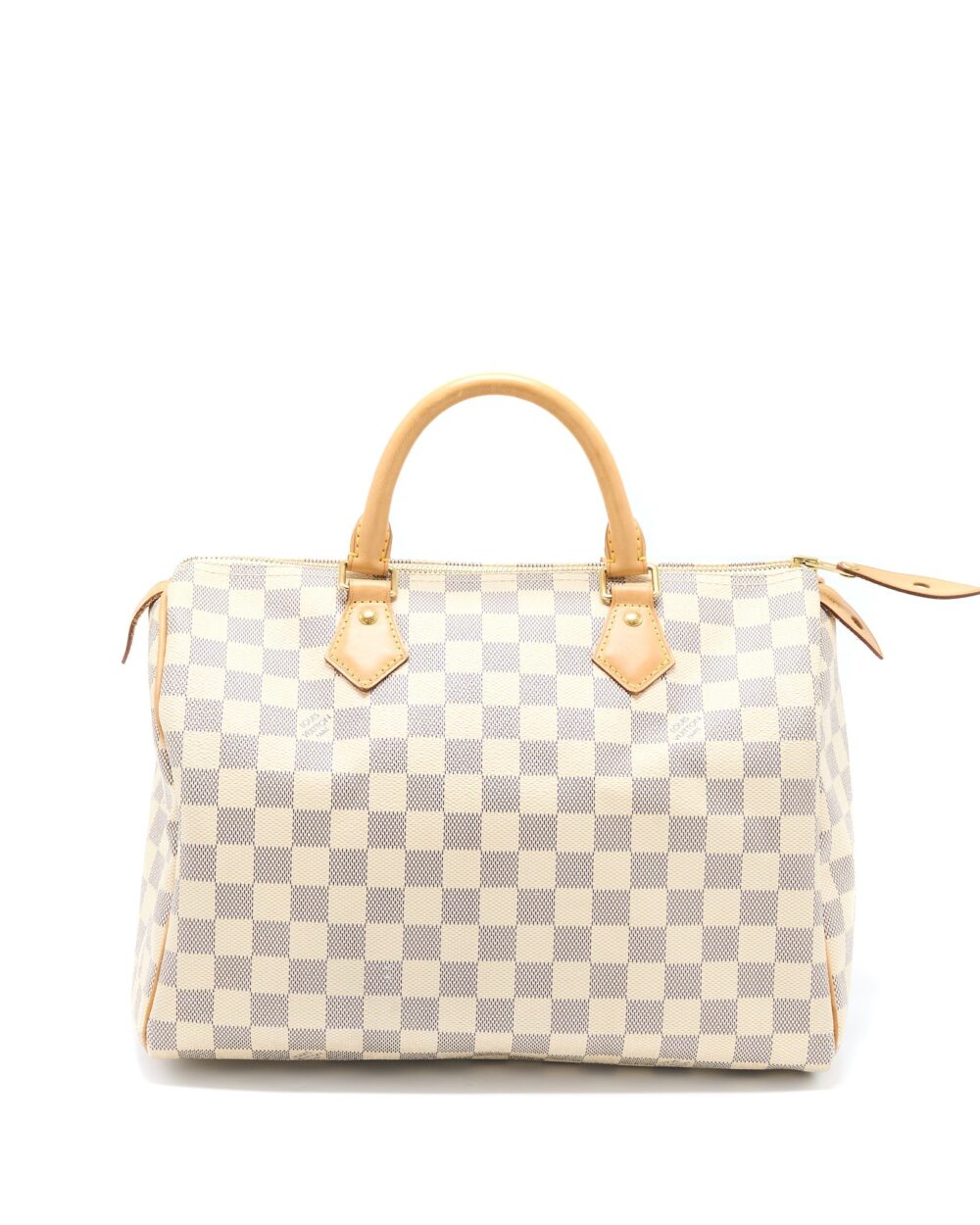 AAA Replica Louis Vuitton LV SPEEDY 30 DAMIER AZUR CANVAS GHW