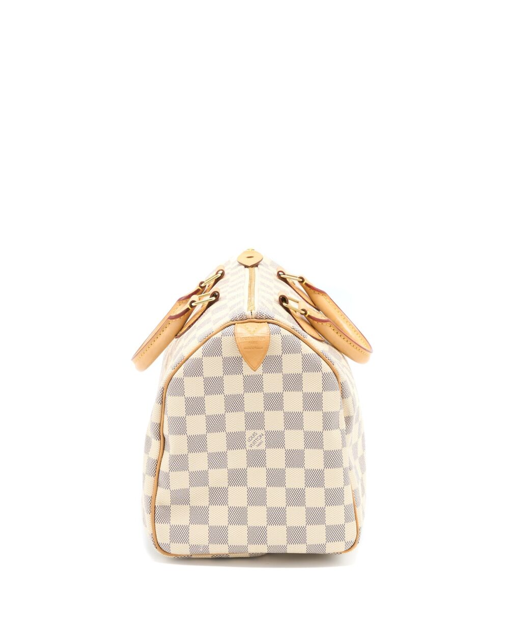AAA Replica Louis Vuitton LV SPEEDY 30 DAMIER AZUR CANVAS GHW