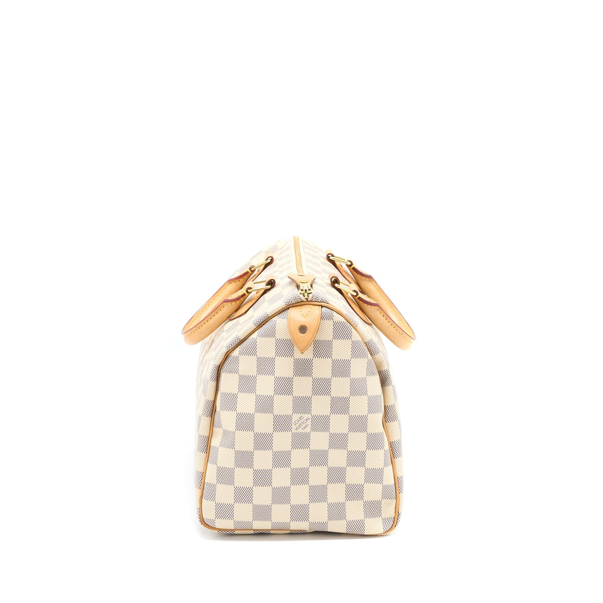AAA Replica Louis Vuitton LV SPEEDY 30 DAMIER AZUR CANVAS GHW