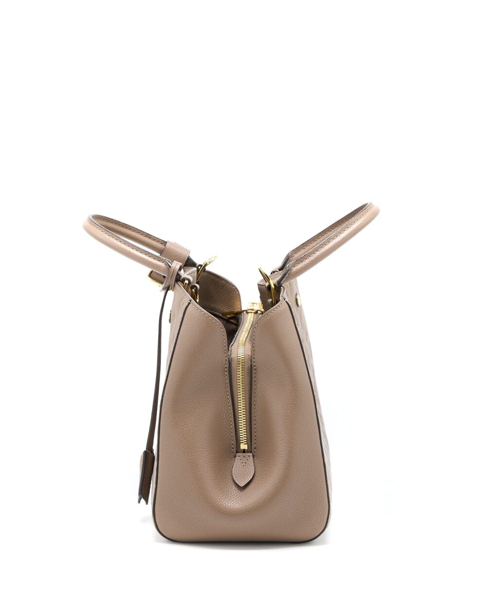 AAA Replica Louis Vuitton LV MONTAIGNE MM MONOGRAM EMPREINTE DARK BEIGE GHW