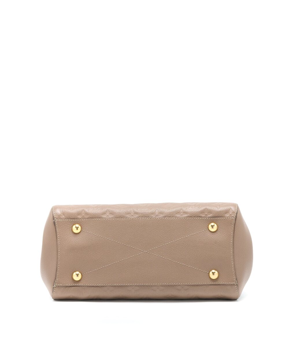 AAA Replica Louis Vuitton LV MONTAIGNE MM MONOGRAM EMPREINTE DARK BEIGE GHW