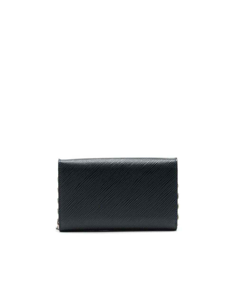 AAA Replica Louis Vuitton LV TWIST WALLET ON CHAIN BLACK SHW EPI LEATHER