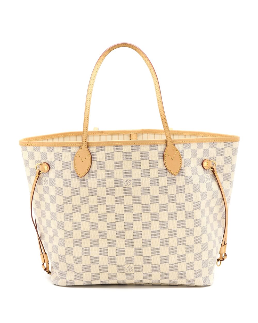 AAA Replica Louis Vuitton LV NEVERFULL MM DAMIER AZUR CANVAS GHW