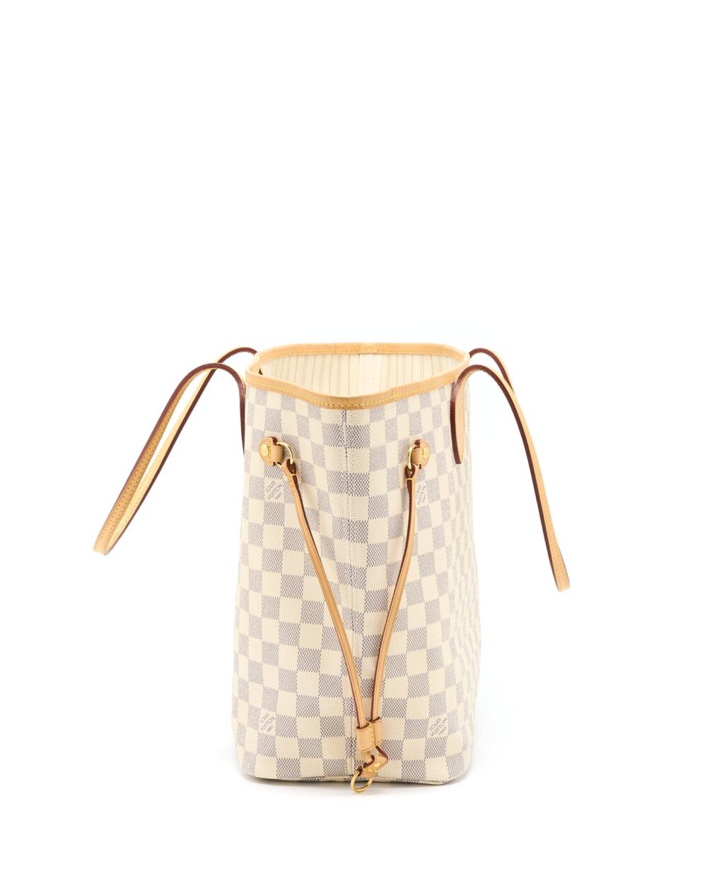 AAA Replica Louis Vuitton LV NEVERFULL MM DAMIER AZUR CANVAS GHW