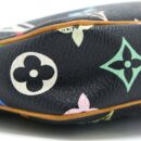 AAA Replica Louis Vuitton LV VINTAGE POCHETTE ACCESSORIES MULTICOLOUR MONOGRAM CANVAS BLACK GHW