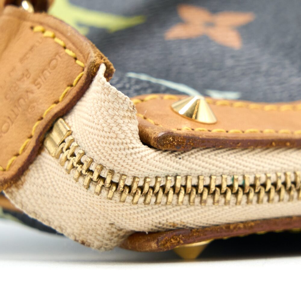 AAA Replica Louis Vuitton LV VINTAGE POCHETTE ACCESSORIES MULTICOLOUR MONOGRAM CANVAS BLACK GHW