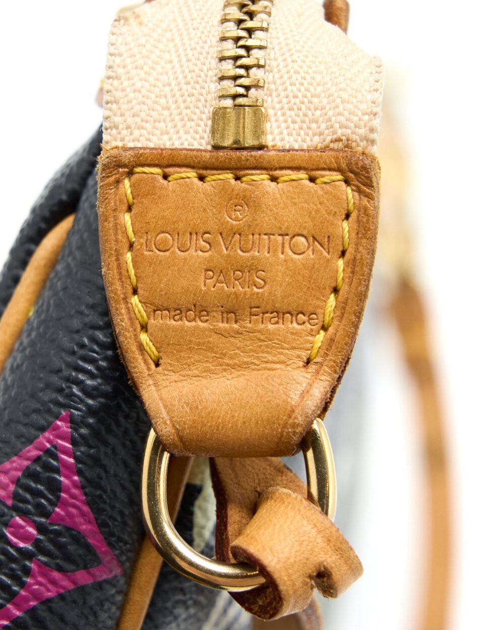 AAA Replica Louis Vuitton LV VINTAGE POCHETTE ACCESSORIES MULTICOLOUR MONOGRAM CANVAS BLACK GHW