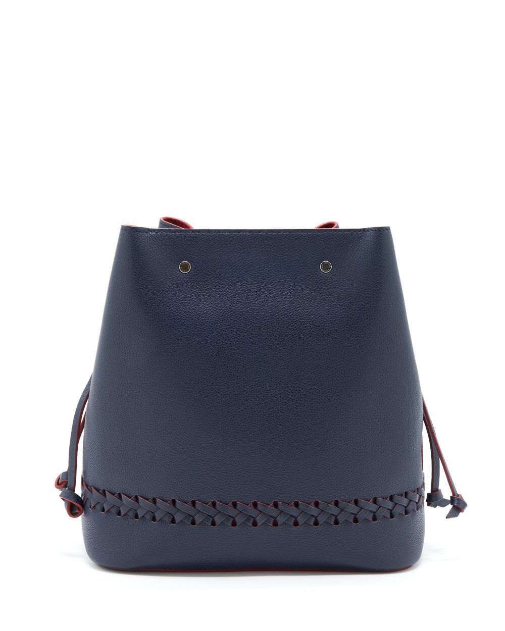 AAA Replica Louis Vuitton LV LOCKME BUCKET BAG NAVY/RED WITH AN EXTRA BAG CHARM SHW