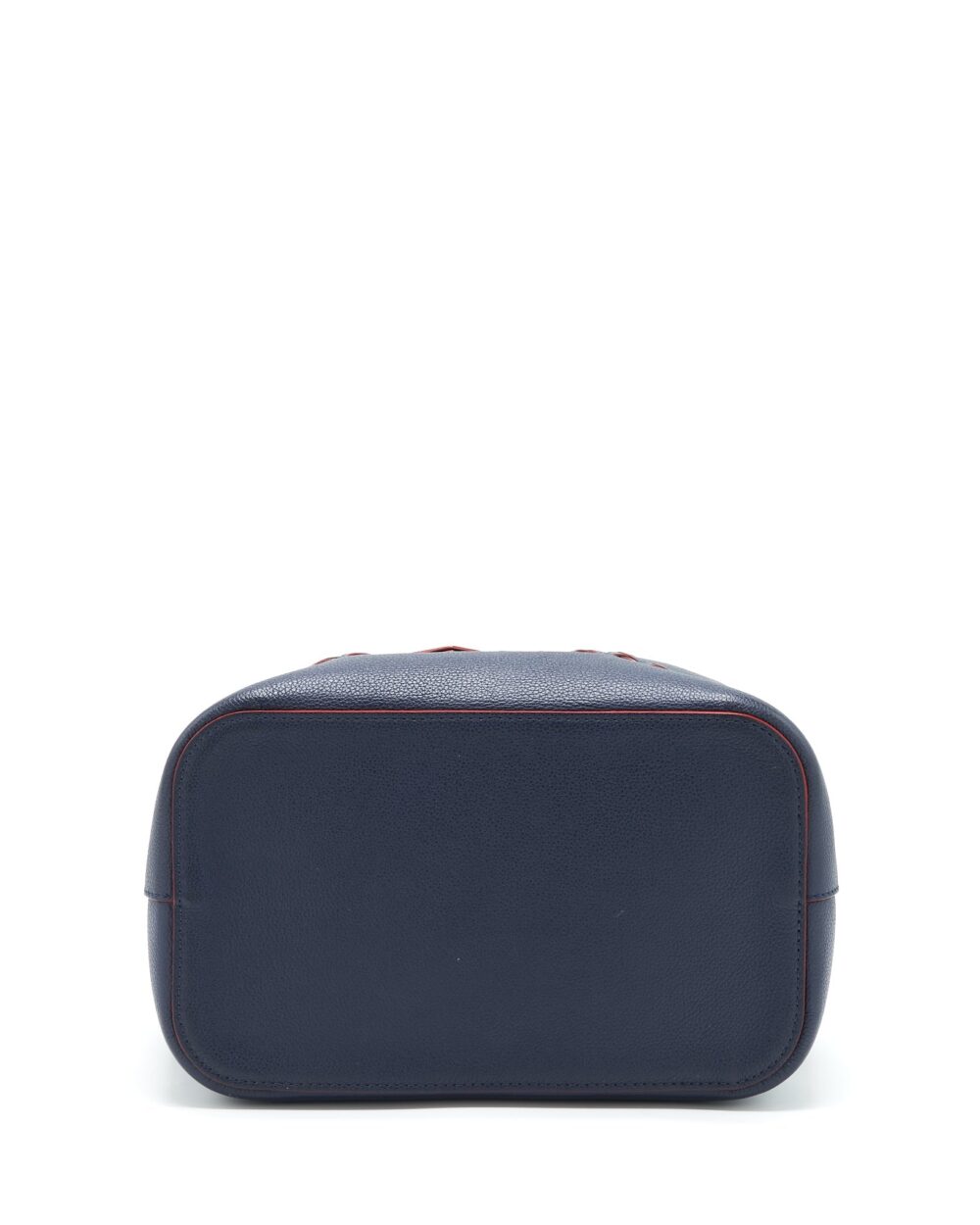 AAA Replica Louis Vuitton LV LOCKME BUCKET BAG NAVY/RED WITH AN EXTRA BAG CHARM SHW