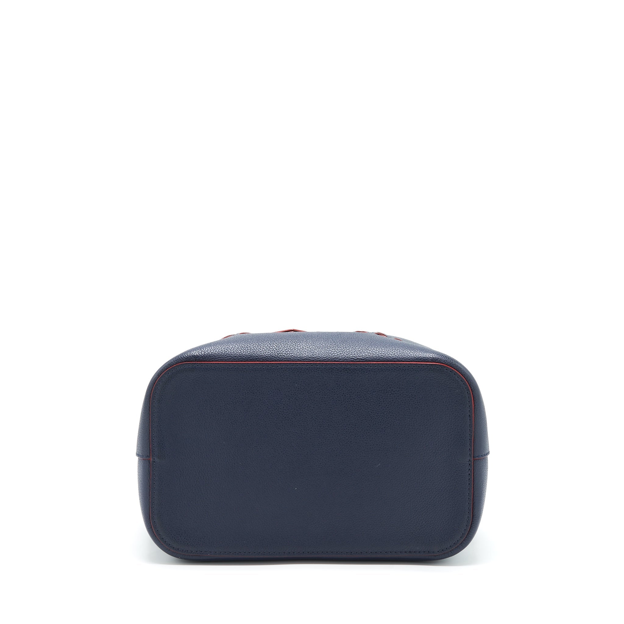 AAA Replica Louis Vuitton LV LOCKME BUCKET BAG NAVY/RED WITH AN EXTRA BAG CHARM SHW