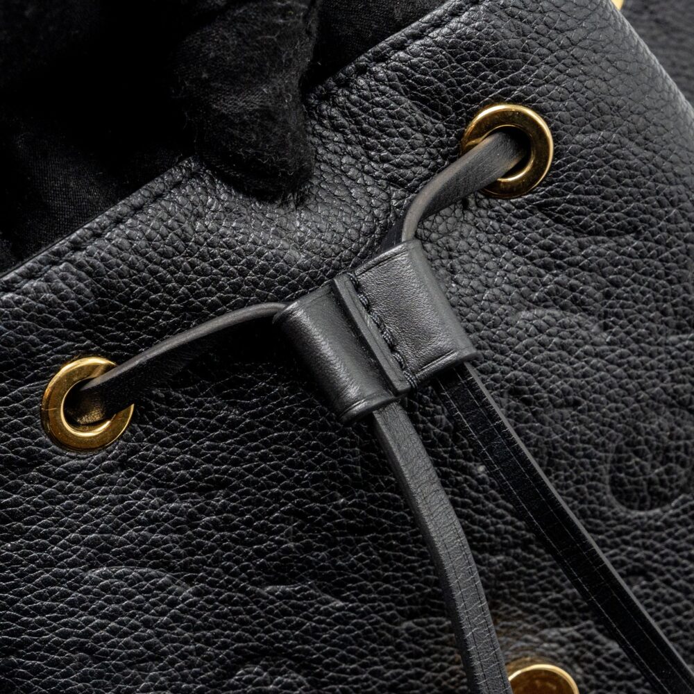AAA Replica Louis Vuitton LV MONTSOURIS PM BACKPACK MONOGRAM EMPREINTE BLACK GHW