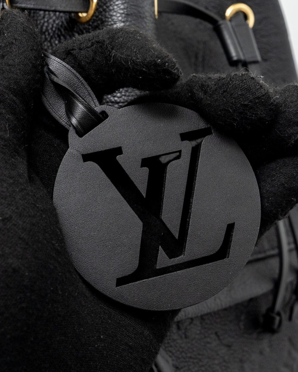 AAA Replica Louis Vuitton LV MONTSOURIS PM BACKPACK MONOGRAM EMPREINTE BLACK GHW