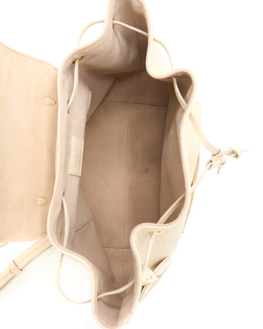 AAA Replica Louis Vuitton LV MONTSOURIS BACKPACK MONOGRAM EMPREINTE CREAM GHW